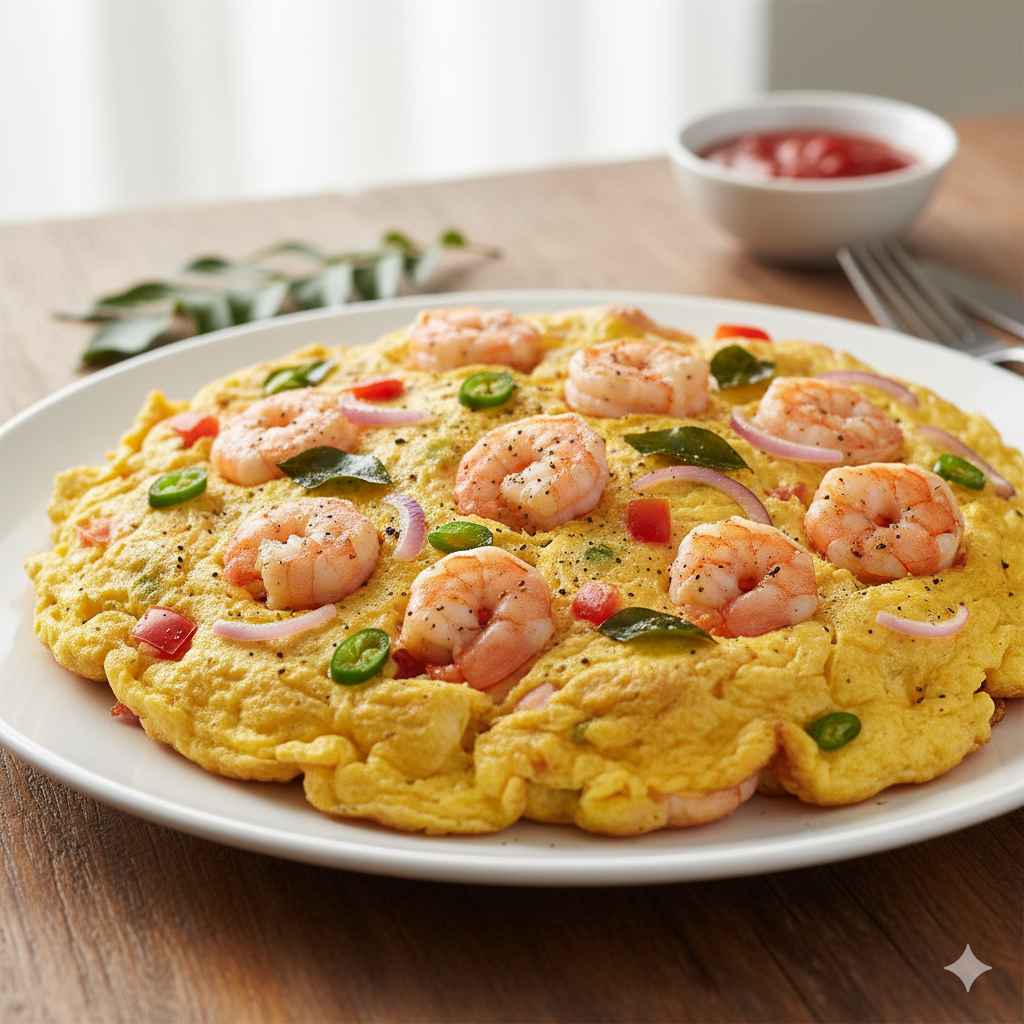 Prawn Omelette